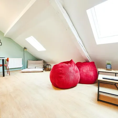 アパート Rb-3 2 Pers Dans Les Combles 3eme Etage ミュルーズ